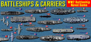 Battleships and Carriers – WW2 Battleship Game